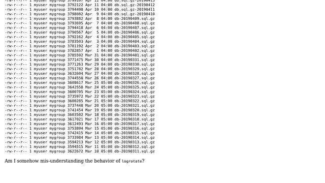 DevOps & SysAdmins: Logrotate isn't deleting old files смотреть онлайн