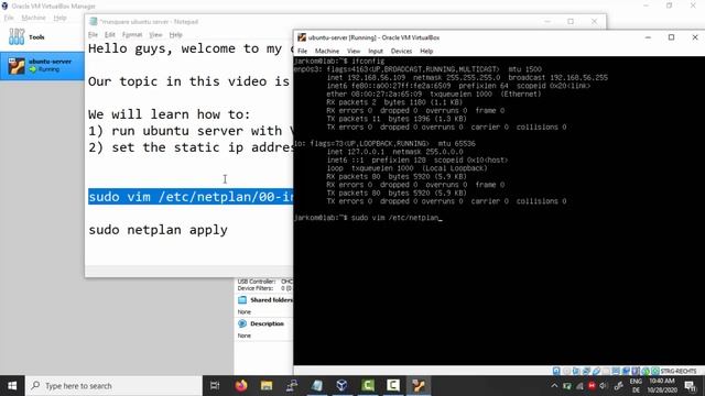 Ubuntu Networking Tutorial: [4] setting ip static with netplan смотреть онлайн