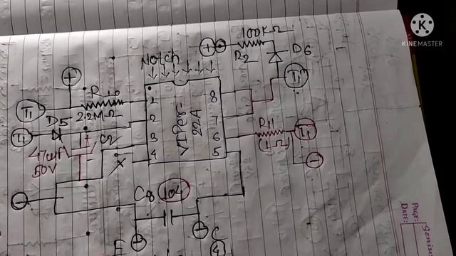 DTH POWER SUPPLY IC VIPer-22A AND OTHER CIRCUIT DIAGRAM DETAILS @STUDYWITHMANISH1989