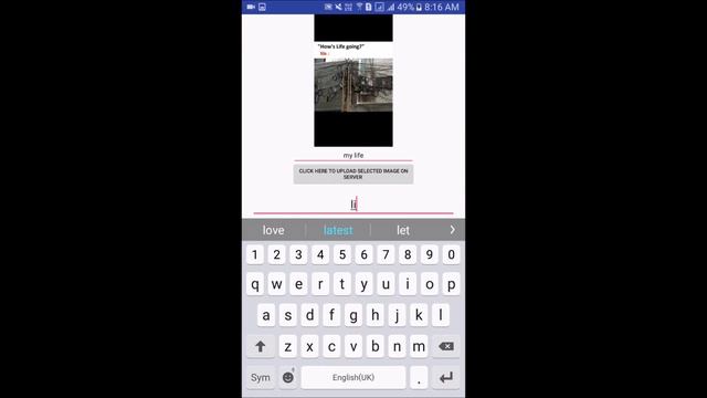 Upload Image To Online Server In Android