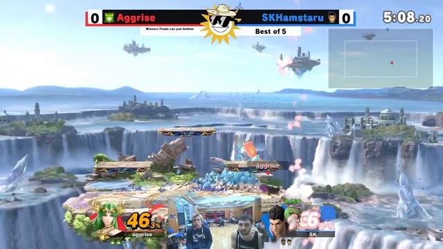 Glow Up #8 - SKHamstaru (Little Mac) vs Aggrise (Palutena) - Winners Finals смотреть онлайн