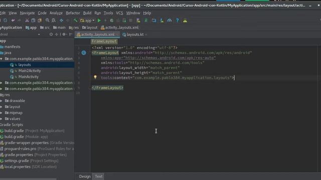 Curso Android Con Kotlin: Interfaz De Usuario - Layouts I - FrameLayout #05