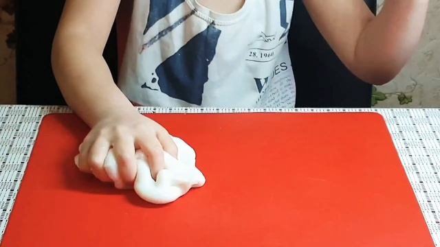 Радужный слайм! Рецепт fluffy slime смотреть онлайн