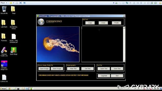 1025 67 Steganography QuickStego Lab Computer and Hacking Forensics смотреть онлайн