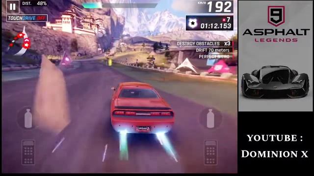 [ASPHALT 9 ] EXTREME COP CHASE VS DODGE CHALLENGER SRT 8 смотреть онлайн