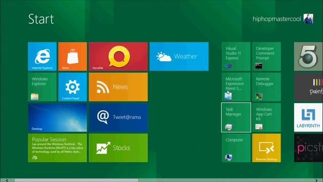 Windows 8 Developer Preview (very quick and brief) смотреть онлайн