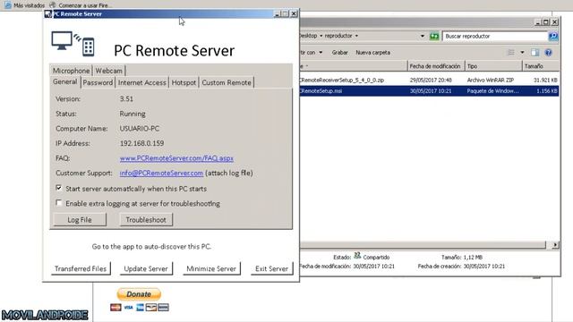 Manejar tu PC Windows en modo espejo por Wifi desde teléfonos Android смотреть онлайн