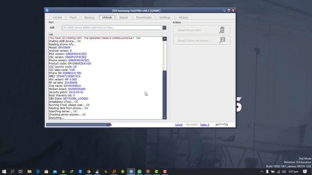 HOW TO NETWORK UNLOCK SAMSUNG S9 WITH Z3X BOX
