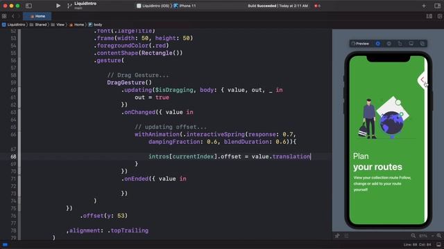 SwiftUI Peel Away Navigation View - Liquid Swipe - OnBoarding Screens - SwiftUI Tutorials смотреть онлайн