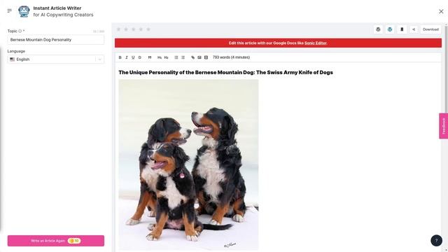 Never Hire A Copywriter Again: WriteSonic Automatically Generates The Copy For You