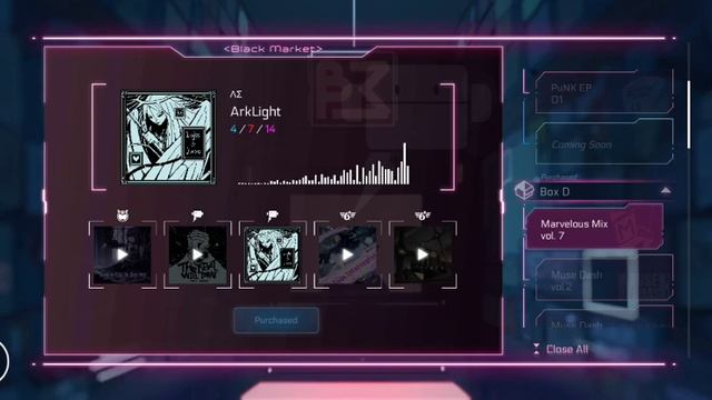 [Cytus 2 v4.1] Marvelous Mix Vol.7 BM Song Previews смотреть онлайн