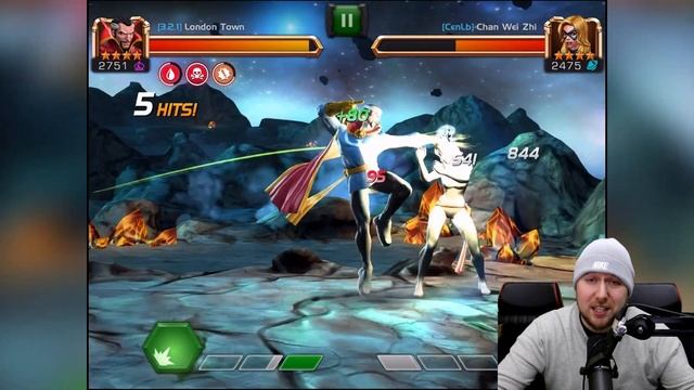MARVEL: Contest of Champions (iOS/Android) LONDON TOWN vs CHAN WEI ZHI смотреть онлайн