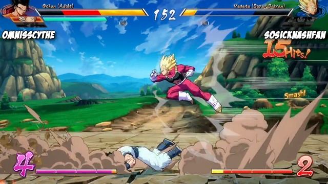 SoSickNashFan(Android 18/Yamcha/SSJ Vegeta) fights Omnisscythe(Cell/Adult Gohan/SSJ Vegeta)![DBFZ] смотреть онлайн