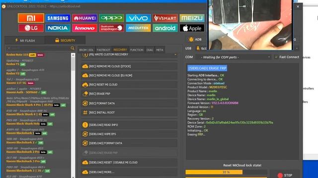Xiaomi Mediatek redmi note 9 Erase FRP With Sideload Mode in Support Android 11, 12 Miui v12.5. смотреть онлайн