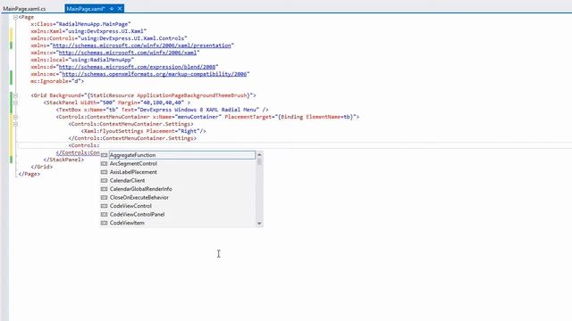 DevExpress Windows8 XAML: The Radial Menu смотреть онлайн