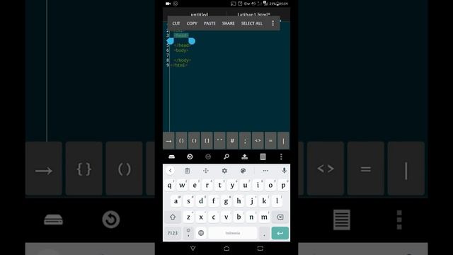 WEB XI   Menjalankan HTML Di Android