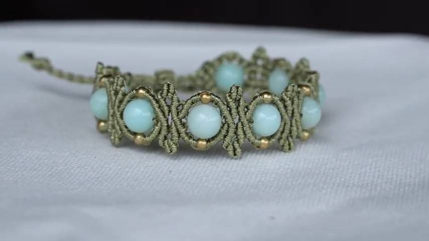 Macrame tutorial ｜ Easy and clearly DIY Macrame bracelet tutorial with beads смотреть онлайн