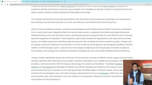 Palantir's BRAND NEW Partnership: Cloudflare | Cloud 9. смотреть онлайн