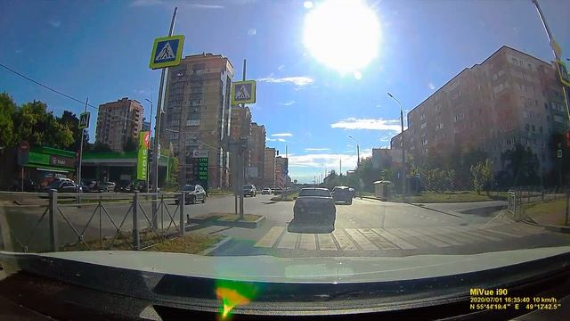 Дневная съемка Mio MiVue i90 смотреть онлайн