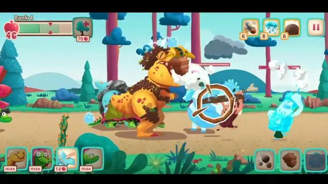 Dino Bash Level 96 Android walk-through Gameplay...! смотреть онлайн