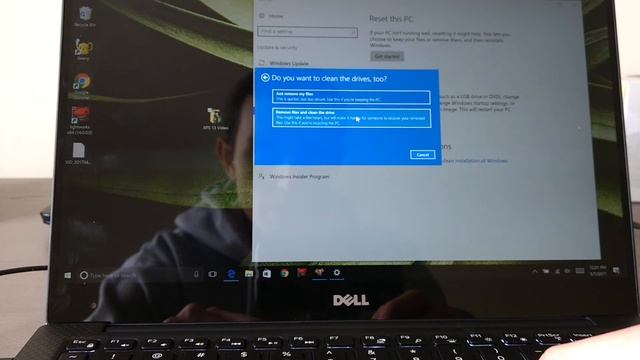 Dell XPS 13 Laptop Factory Windows Restore Instructions смотреть онлайн