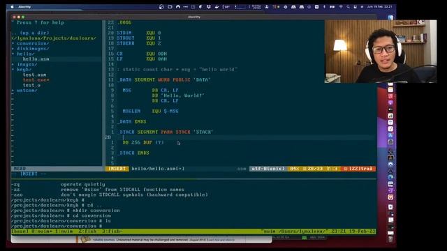 Retrocoding - Cross-compiling. Coding DOS/Windows9x di Mac смотреть онлайн