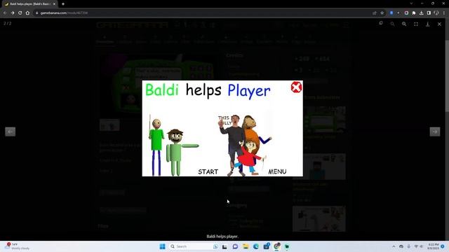 Everyone Helps Player! (Baldi's Basics Mods) смотреть онлайн