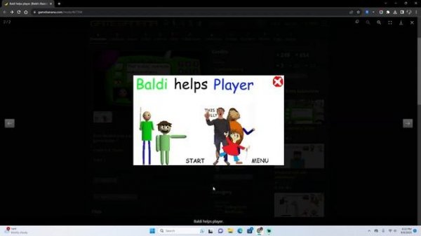 Everyone Helps Player! (Baldi's Basics Mods)