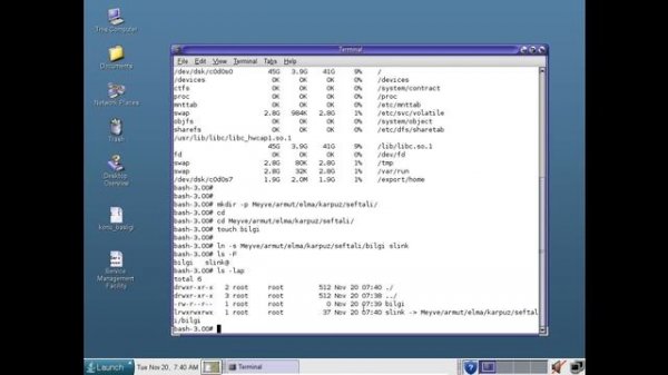 UNIX Ders-16 (Unix Dosya Sistemi-1 / Unix File System-1 - UFS)