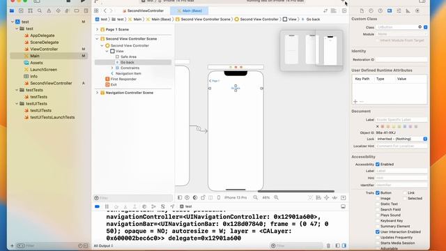 Programmatically go back to previous ViewController in Swift | Xcode 14 Tutorial | iOS 16+ | 2022 смотреть онлайн