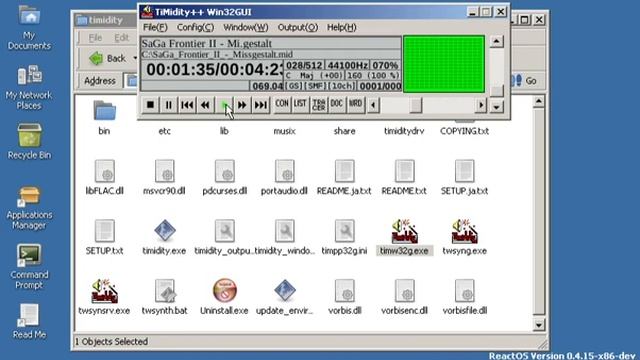 Me playing audio in games, etc. via the open source AC97 driver installed under ReactOS смотреть онлайн
