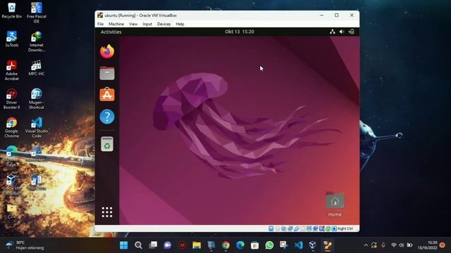 Tutorial install Sistem operasi Ubuntu di VirtualBox Dan Melakukan Sharing Data смотреть онлайн