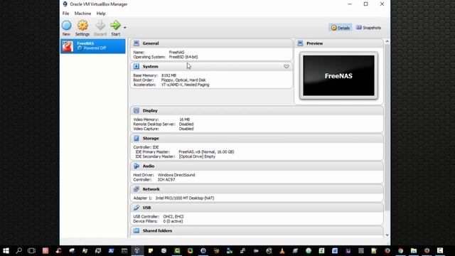 FreeNAS 11 Beginner 03 - Configure A FreeNAS Virtual Machine Before Installing FreeNAS