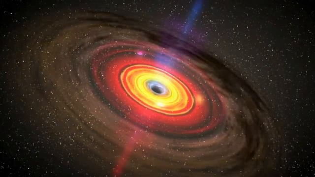 Blackhole accretion disk spinning... смотреть онлайн