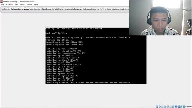 Tutorial Mikrotik OS dengan Virtual Box terhubung Winbox смотреть онлайн