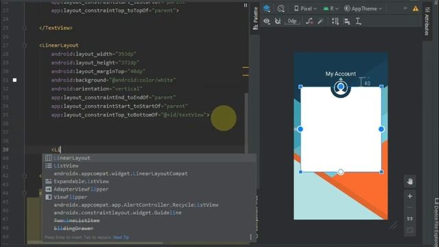 How to create a beautiful login page in android studio - design 2 смотреть онлайн