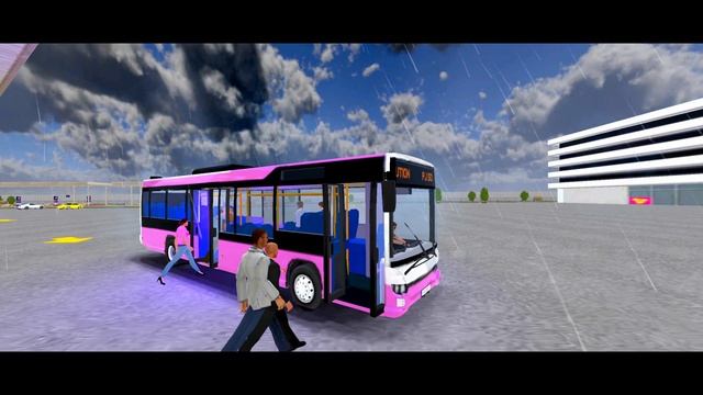 City Coach American Bus Driving Simulator Game Gameplay Android 2024 смотреть онлайн