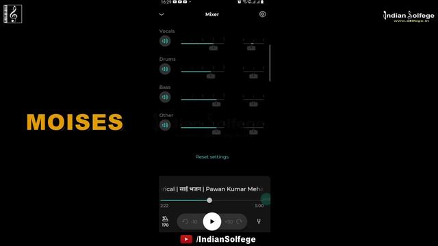 How to Remove Vocals from a song |Remove Drum and Bass |Make Karaoke | Moises App | Indian Solfege смотреть онлайн