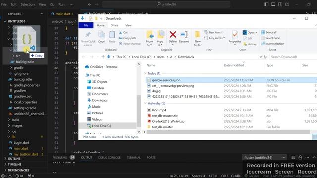 How to connect firebase with Flutter \ flutter firebase setup 2024 смотреть онлайн