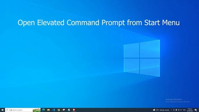 Options How to Open Elevated Command Prompt in Windows 1080p смотреть онлайн