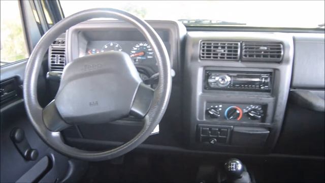 2001 JEEP WRANGLER SPORT 4.0L I6 5-SPD MANUAL 59K MILES JEEP TJ смотреть онлайн