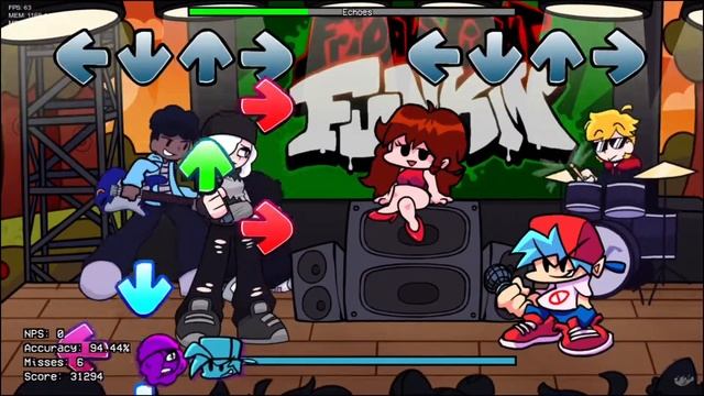 CJ AND RUBY HUH - Friday Night Funkin - Starlight Mayhem [Full Week] Vs CJ