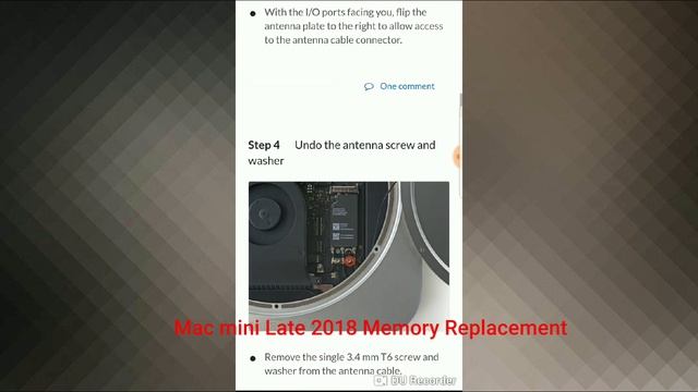 How to memory replace on Mac mini Late 2018 смотреть онлайн
