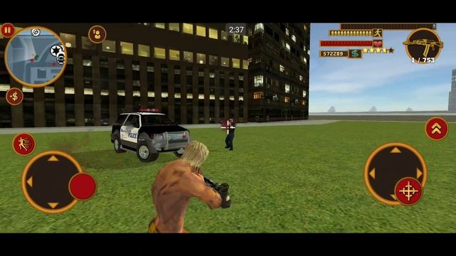 Rope Hero Rise of the Machines (Tokyo Hero Sit Down Fight with Police Man) Police Car Climb Up - HD смотреть онлайн