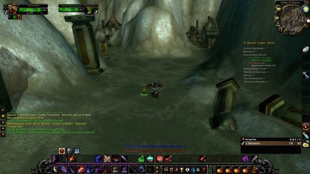 WoW Classic HC Tauren level 42 death (Desolace Kolkar Escort quest) смотреть онлайн