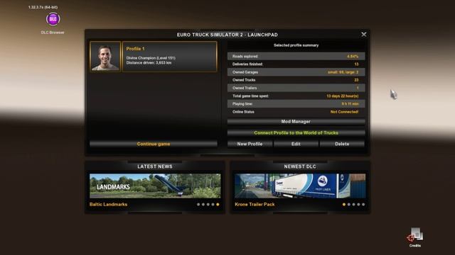 Arizona Malay Live Stream Euro Truck simulator 2 v1.32 onye njem skin Scannia смотреть онлайн