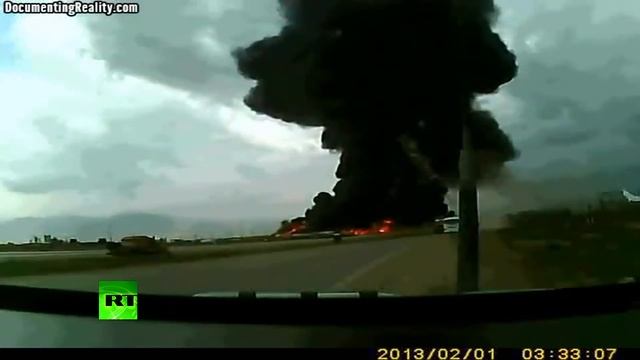 Dramatic footage Cargo Boeing 747 crashes at Bagram Airfield | quelogy смотреть онлайн