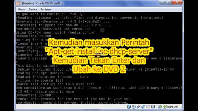 Cara mengistall isc-dhcp-server dilinux debian смотреть онлайн