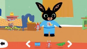 BING bunny is getting ready for bed | Bing: Let's Play - educational mobile game on Android