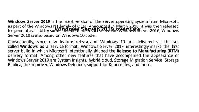 Cin2003 Week1 Introducing Windows Server смотреть онлайн